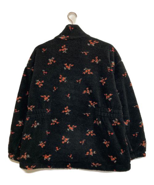 DAIRIKU（ダイリク）DAIRIKU (ダイリク) Flower Fleece Zipup Boulson ブラック サイズ:Ｍの古着・服飾アイテム