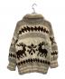COWICHAN INDIAN (カウチンインディアン) カウチンニットカーディガン アイボリー×ブラウン サイズ:-：5000円