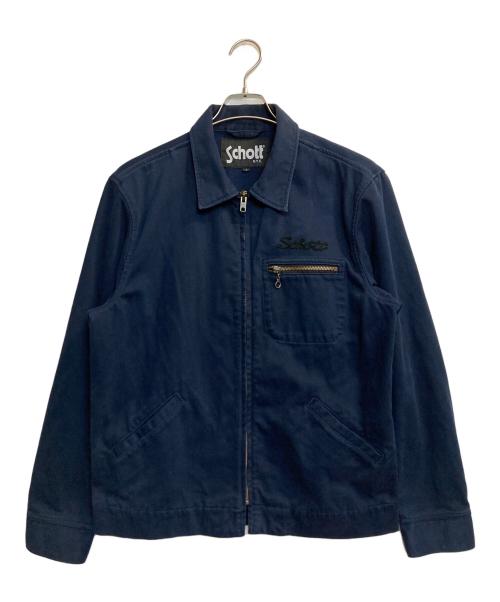 Schott（ショット）Schott (ショット) WORK JACKET FRY WHEEL ネイビー サイズ:Lの古着・服飾アイテム