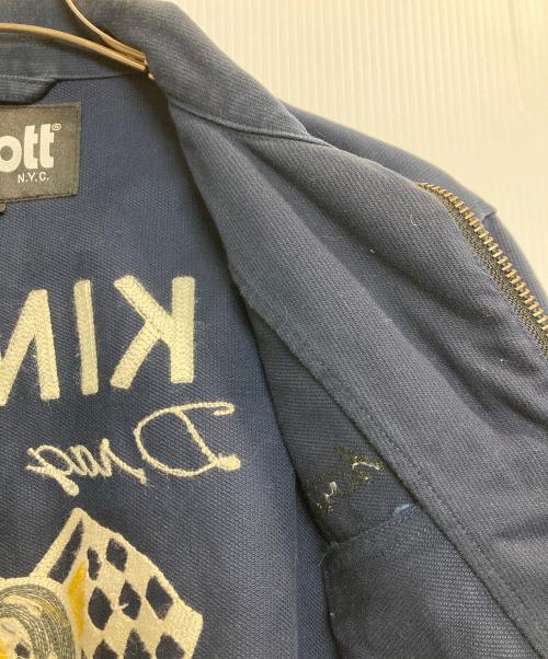 Schott（ショット）Schott (ショット) WORK JACKET FRY WHEEL ネイビー サイズ:Lの古着・服飾アイテム