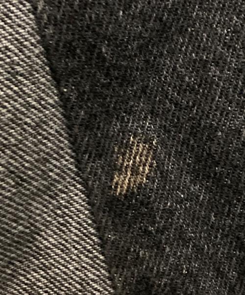 DANKE SCHON（ダンケ シェーン）DANKE SCHON (ダンケ シェーン) 再構築リメイクデニムパンツ ブラック×グレー サイズ:Mの古着・服飾アイテム