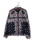 NOMA t.d.×BARACUTAノーマティーディー×バラクータ）の古着「別注バンダナ柄G4ジャケット」｜ブラック×パープル