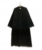 AMAILアマイル）の古着「ニットコート」｜ブラック