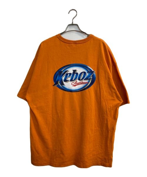KEBOZ（ケボズ）KEBOZ (ケボズ) ヘビーウェイトTシャツ オレンジ サイズ:LLの古着・服飾アイテム