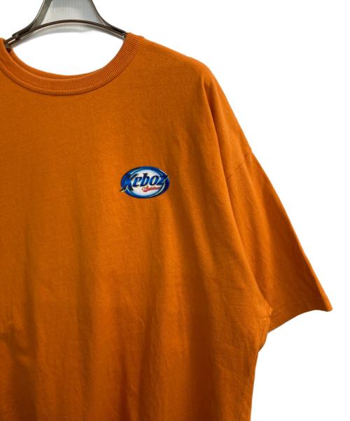 KEBOZ（ケボズ）KEBOZ (ケボズ) ヘビーウェイトTシャツ オレンジ サイズ:LLの古着・服飾アイテム