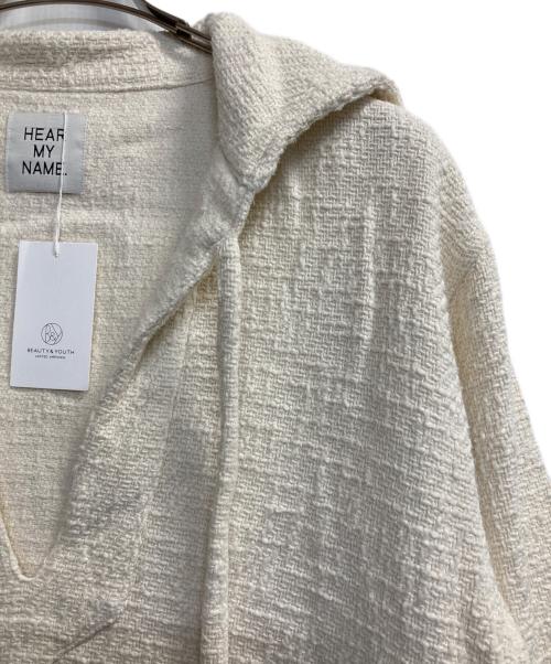 HEAR MY NAME（ヒアマイネーム）hear my name (ヒアマイネーム) メキシカンパーカー アイボリー サイズ:ＦＲＥＥの古着・服飾アイテム