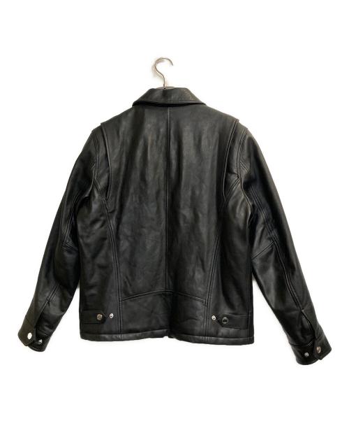 MICHAEL KORS（マイケル・コース）MICHAEL KORS (マイケル・コース) シングルライダースジャケット ブラック サイズ:Sの古着・服飾アイテム