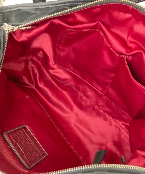 COACH（コーチ）COACH (コーチ) 2wayキャンバストートバッグ ブラックの古着・服飾アイテム