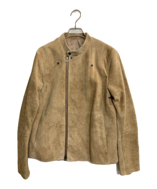 Shama（シャマ）Shama (シャマ) スウェードジャケット カーキ サイズ:38の古着・服飾アイテム