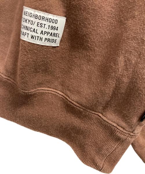 NEIGHBORHOOD（ネイバーフッド）NEIGHBORHOOD (ネイバーフッド) クルーネックスウェット ブラウン サイズ:Lの古着・服飾アイテム