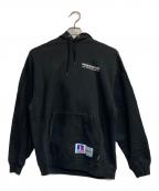 RUSSELL ATHLETIC×NEIGHBORHOODラッセルアスレチック×ネイバーフッド）の古着「プルオーバーパーカー」｜ブラック