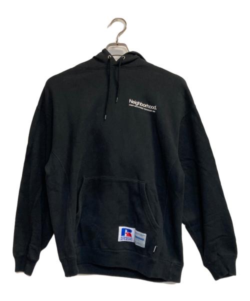 RUSSELL ATHLETIC（ラッセルアスレチック）RUSSELL ATHLETIC (ラッセルアスレチック) NEIGHBORHOOD (ネイバーフッド) プルオーバーパーカー ブラック サイズ:Ｍの古着・服飾アイテム