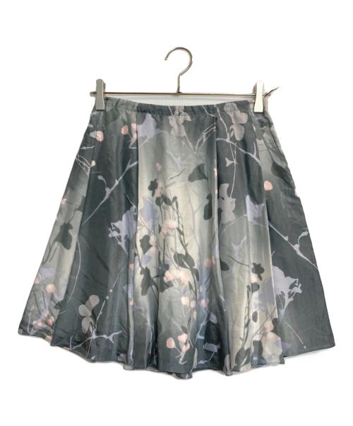 CELINE（セリーヌ）CELINE (セリーヌ) 花柄シルクミニスカート マルチカラー サイズ:34の古着・服飾アイテム