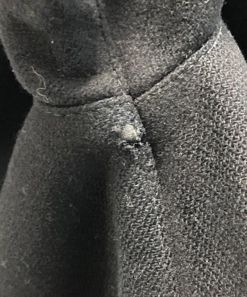 MACKINTOSH（マッキントッシュ）MACKINTOSH (マッキントッシュ) HUMBIE HOOD メルトンコート ブラック サイズ:8の古着・服飾アイテム