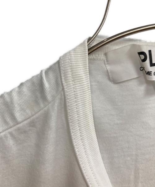 PLAY COMME des GARCONS（プレイコムデギャルソン）PLAY COMME des GARCONS (プレイコムデギャルソン) プリントTシャツ ホワイト サイズ:Mの古着・服飾アイテム