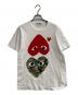 PLAY COMME des GARCONS（プレイコムデギャルソン）の古着「プリントTシャツ」｜ホワイト