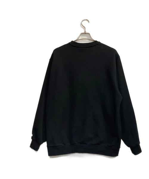 LACOSTE（ラコステ）LACOSTE (ラコステ) 別注 Big Croco Crew Sweat /ビッグクロコクルースウェット ブラック サイズ:Ｍの古着・服飾アイテム