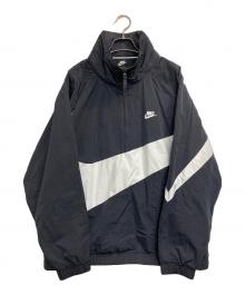 NIKE（ナイキ）の古着「ビッグスウォッシュジャケット」｜ブラック