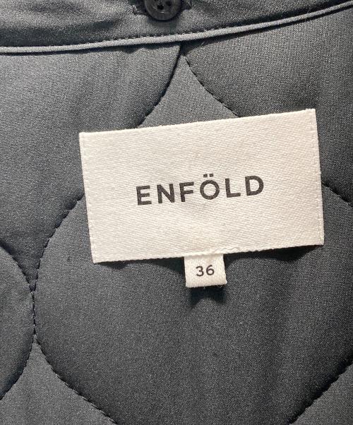 ENFOLD（エンフォルド）ENFOLD (エンフォルド) 中綿ライナー付チェスターオーバーサイズコート グレー サイズ:36の古着・服飾アイテム