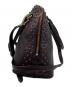 中古・古着 COACH (コーチ) スタッズ2WAYバッグ ボルドー：4000円