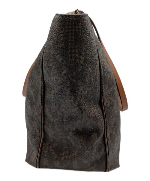 MICHAEL KORS（マイケル・コース）MICHAEL KORS (マイケル・コース) モノグラムトートバッグ ブラウンの古着・服飾アイテム