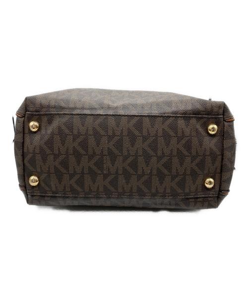 MICHAEL KORS（マイケル・コース）MICHAEL KORS (マイケル・コース) モノグラムトートバッグ ブラウンの古着・服飾アイテム