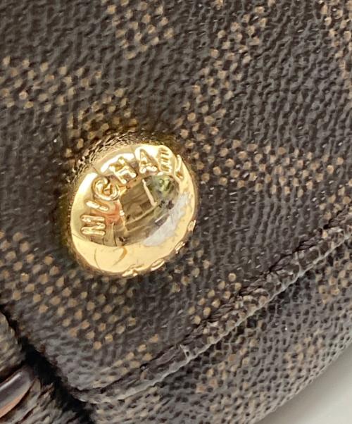 MICHAEL KORS（マイケル・コース）MICHAEL KORS (マイケル・コース) モノグラムトートバッグ ブラウンの古着・服飾アイテム