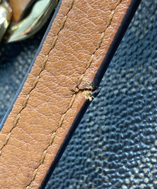 MICHAEL KORS（マイケル・コース）MICHAEL KORS (マイケル・コース) モノグラムトートバッグ ブラウンの古着・服飾アイテム