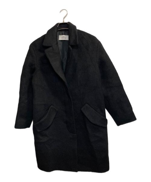 COACH（コーチ）COACH (コーチ) チェスターコート ブラック サイズ:Ｓの古着・服飾アイテム