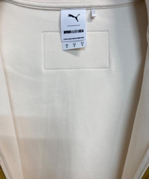 PUMA（プーマ）PUMA (プーマ) WIND AND SEA (ウィンダンシー) T7 TRACK JACKET アイボリー サイズ:Ｓの古着・服飾アイテム