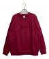 PUMA（プーマ）の古着「コラボクルーネックボックスロゴスウェット」｜レッド