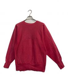 Champion REVERSE WEAVE（チャンピオン リバース ウィーブ）の古着「ロゴスウェット」｜レッド