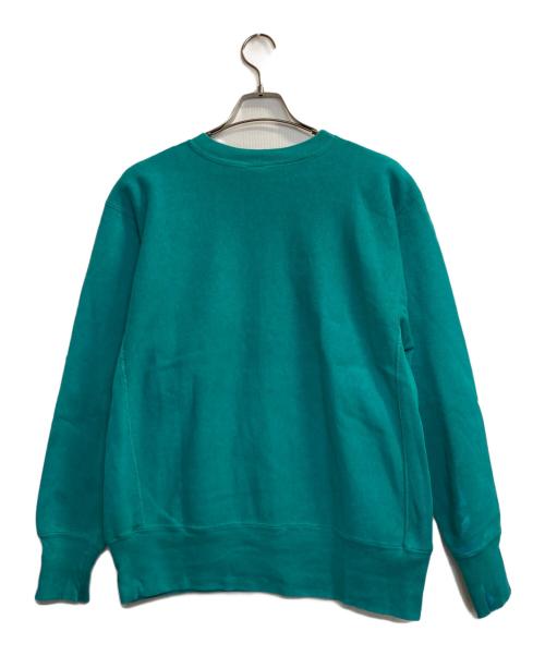 Champion REVERSE WEAVE（チャンピオン リバース ウィーブ）Champion REVERSE WEAVE (チャンピオン リバース ウィーブ) ロゴスウェット グリーン サイズ:Ｌの古着・服飾アイテム