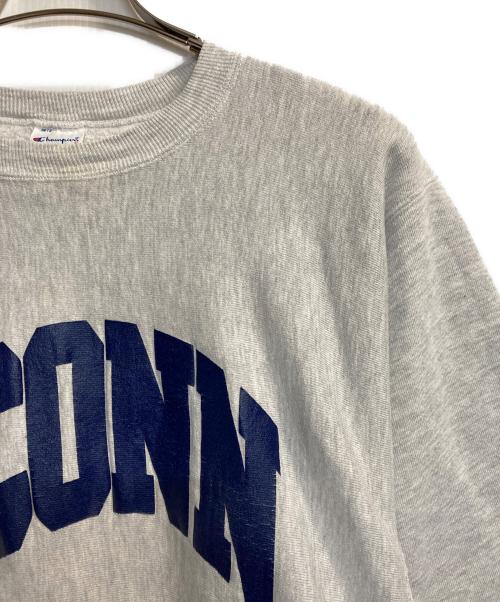 Champion REVERSE WEAVE（チャンピオン リバース ウィーブ）Champion REVERSE WEAVE (チャンピオン リバース ウィーブ) UCONN スウェット グレー サイズ:Ｌの古着・服飾アイテム