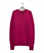 TOM FORDトムフォード）の古着「Vネックコットンニット」｜ショッキングピンク