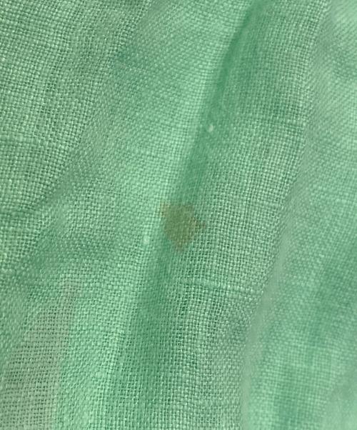 POLO RALPH LAUREN（ポロ・ラルフローレン）POLO RALPH LAUREN (ポロ・ラルフローレン) 透かしプリントリネンシャツ グリーン サイズ:Sの古着・服飾アイテム