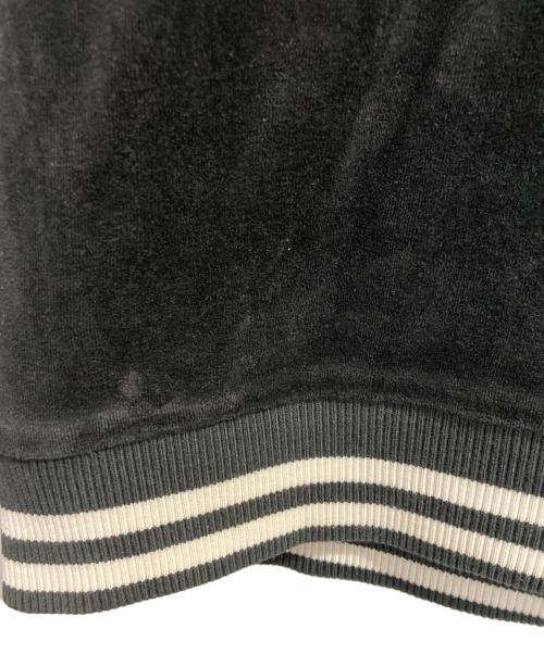 BURBERRY BLACK LABEL（バーバリーブラックレーベル）BURBERRY BLACK LABEL (バーバリーブラックレーベル) ベロアトラックジャケット ブラック サイズ:3の古着・服飾アイテム