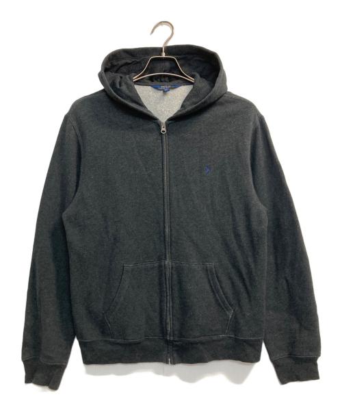 POLO RALPH LAUREN（ポロ・ラルフローレン）POLO RALPH LAUREN (ポロ・ラルフローレン) ロゴジップパーカー グレー サイズ:XLの古着・服飾アイテム