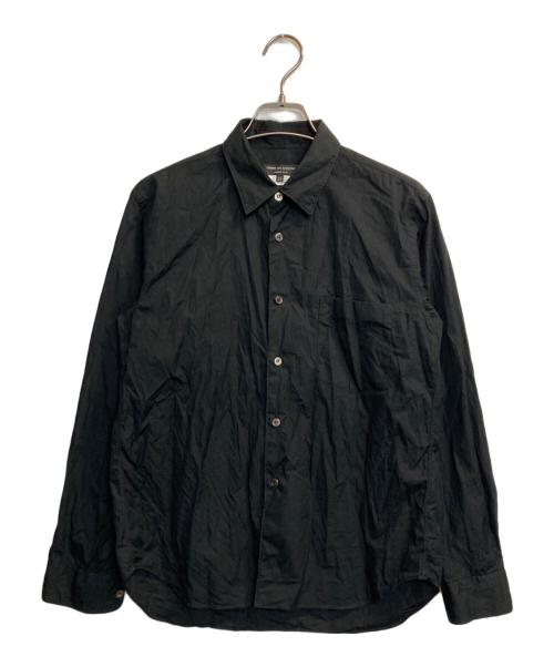 COMME des GARCONS HOMME PLUS（コムデギャルソンオムプリュス）COMME des GARCONS HOMME PLUS (コムデギャルソンオムプリュス) レギュラーポケットシャツ ブラック サイズ:XSの古着・服飾アイテム