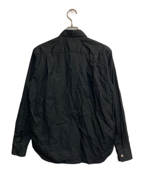 COMME des GARCONS HOMME PLUS（コムデギャルソンオムプリュス）COMME des GARCONS HOMME PLUS (コムデギャルソンオムプリュス) レギュラーポケットシャツ ブラック サイズ:XSの古着・服飾アイテム
