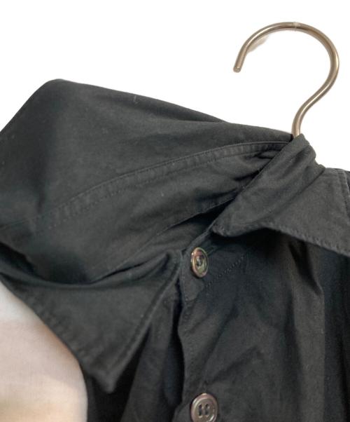 COMME des GARCONS HOMME PLUS（コムデギャルソンオムプリュス）COMME des GARCONS HOMME PLUS (コムデギャルソンオムプリュス) レギュラーポケットシャツ ブラック サイズ:XSの古着・服飾アイテム