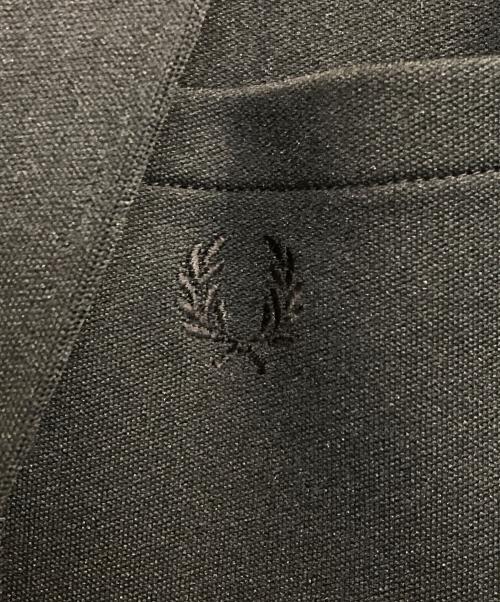 FRED PERRY（フレッドペリー）FRED PERRY (フレッドペリー) ジャージ―テーラードジャケット ブラック サイズ:Sの古着・服飾アイテム