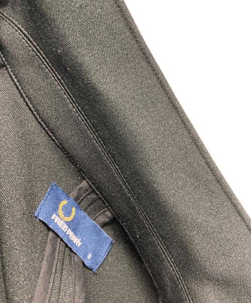 FRED PERRY（フレッドペリー）FRED PERRY (フレッドペリー) ジャージ―テーラードジャケット ブラック サイズ:Sの古着・服飾アイテム