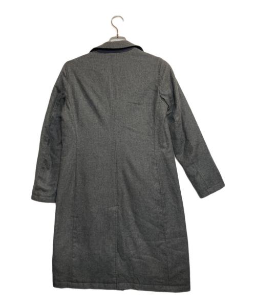 RVR LARDINI（ラルディーニ）RVR LARDINI (ラルディーニ) リバーシブル中綿カシミヤコート ネイビー×グレー サイズ:38の古着・服飾アイテム