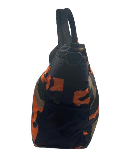 PORTER（ポーター）PORTER (ポーター) PS CAMO 2WAY TOTE オレンジ×カーキの古着・服飾アイテム