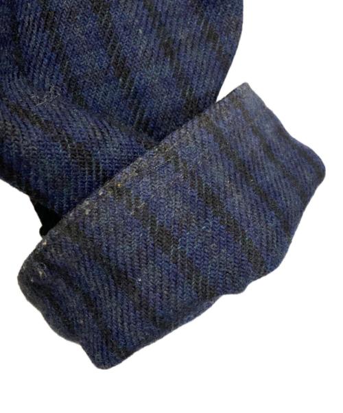 Acne studios（アクネ ストゥディオス）Acne studios (アクネ ストゥディオス) 20SS エルボーパッチチェックシャツジャケット ネイビー サイズ:46の古着・服飾アイテム