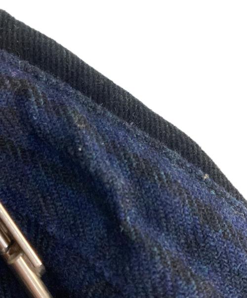 Acne studios（アクネ ストゥディオス）Acne studios (アクネ ストゥディオス) 20SS エルボーパッチチェックシャツジャケット ネイビー サイズ:46の古着・服飾アイテム