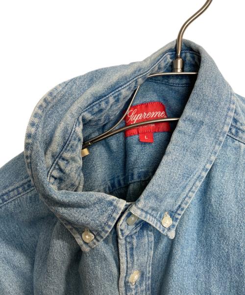 SUPREME（シュプリーム）SUPREME (シュプリーム) 20AW CLASSIC LOGO DENIM SHIRT / クラシックロゴデニムシャツ インディゴ サイズ:Ｌの古着・服飾アイテム