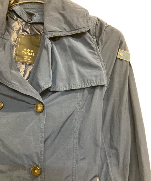 TATRAS（タトラス）TATRAS (タトラス) ライナー付ナイロンコート ネイビー サイズ:記載なしの古着・服飾アイテム