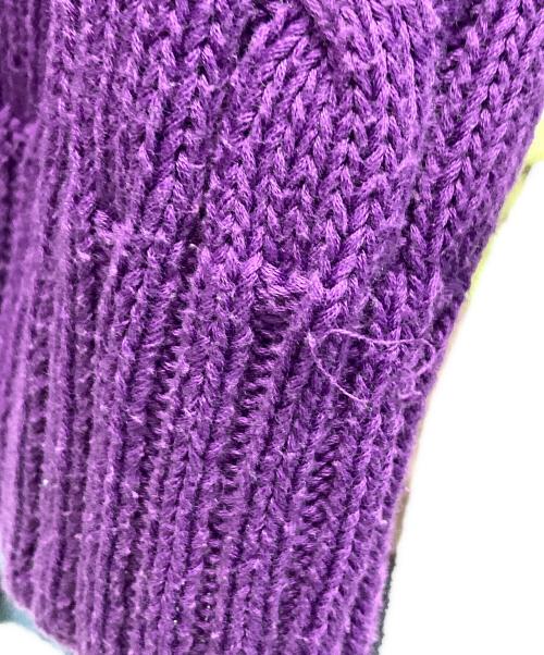 POLO RALPH LAUREN（ポロ・ラルフローレン）POLO RALPH LAUREN (ポロ・ラルフローレン) ワンポイントニット パープル サイズ:Ｓの古着・服飾アイテム